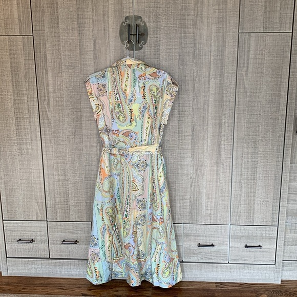 Zara Paisley Printed Midi Shirt‎ Dress - Picture 10 of 15